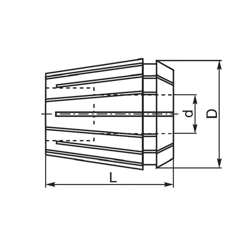 Цанга d20,0 ER32 L40мм DIN 6499 \