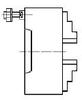 Патрон токарный d 250 мм 3-х кулачковый тип 3234 DIN 55027 условный конус 6 (а-г Польского) (PS3-250/С6) (шт)