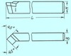 Резец Проходной отогнутый 16х10х100 ВК8 (шт)