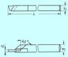 Резец Отрезной 20х12х120 (без маркировки) напайная пластина (шт)