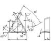 Пластина TPКN - 2204PDL МР4 трехгранная (01371) гладкая без отверстия (шт)